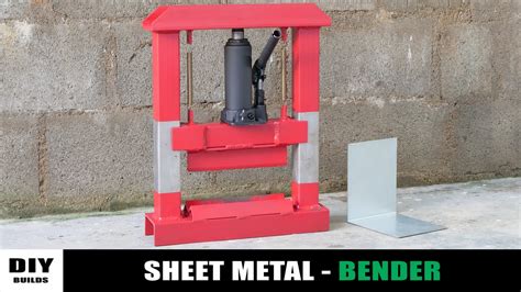 homemade sheet metal press|5 ton sheet metal press bender.